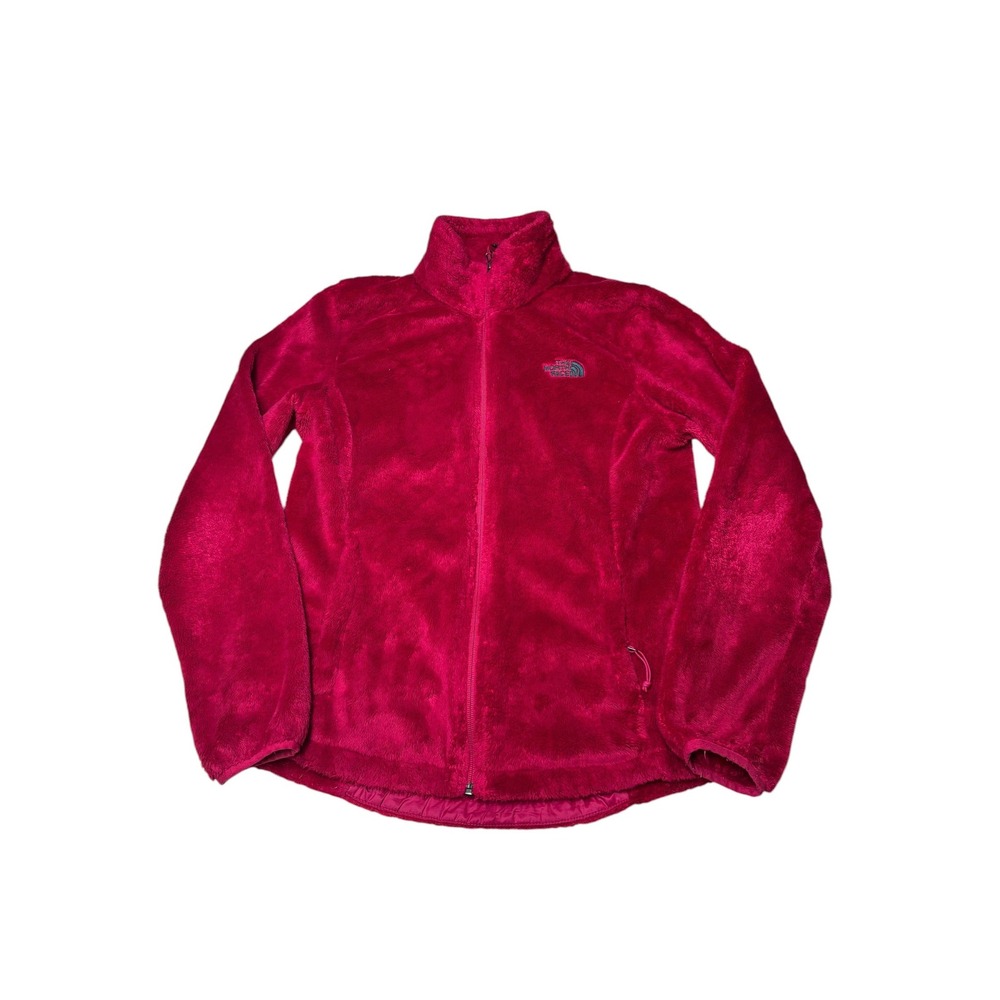 The North Face Osito 2 Fleece Jacket Womens Small Pink Full Zip Soft Raschel F16
